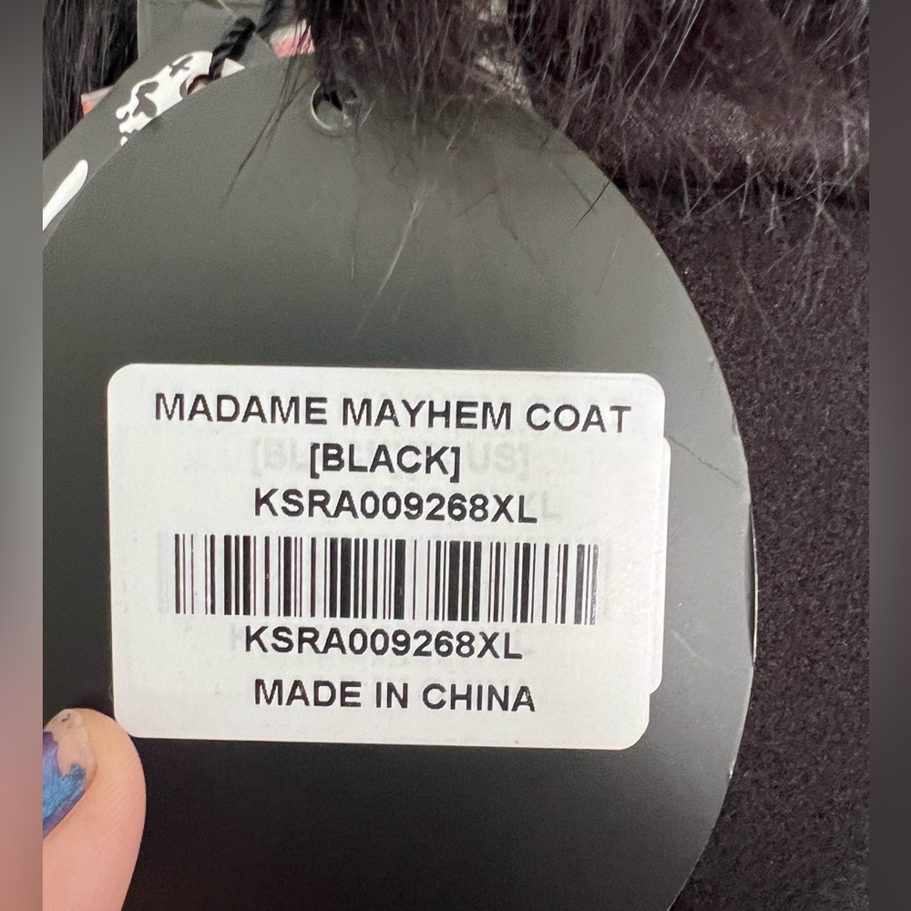 Killstar Madame mayhem penny lane coat size extra large - Picture 8 of 8